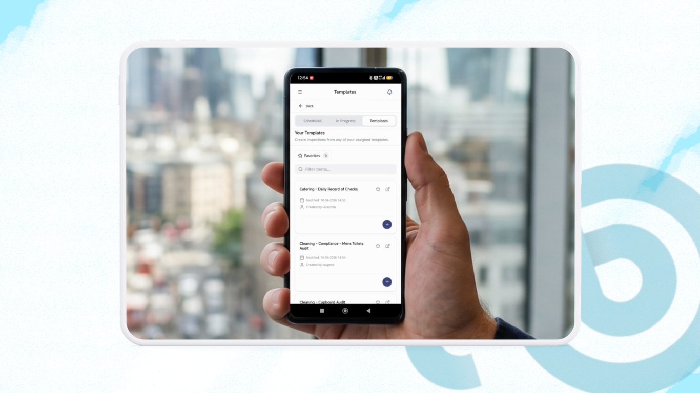 Create an ad hoc inspection on mobile