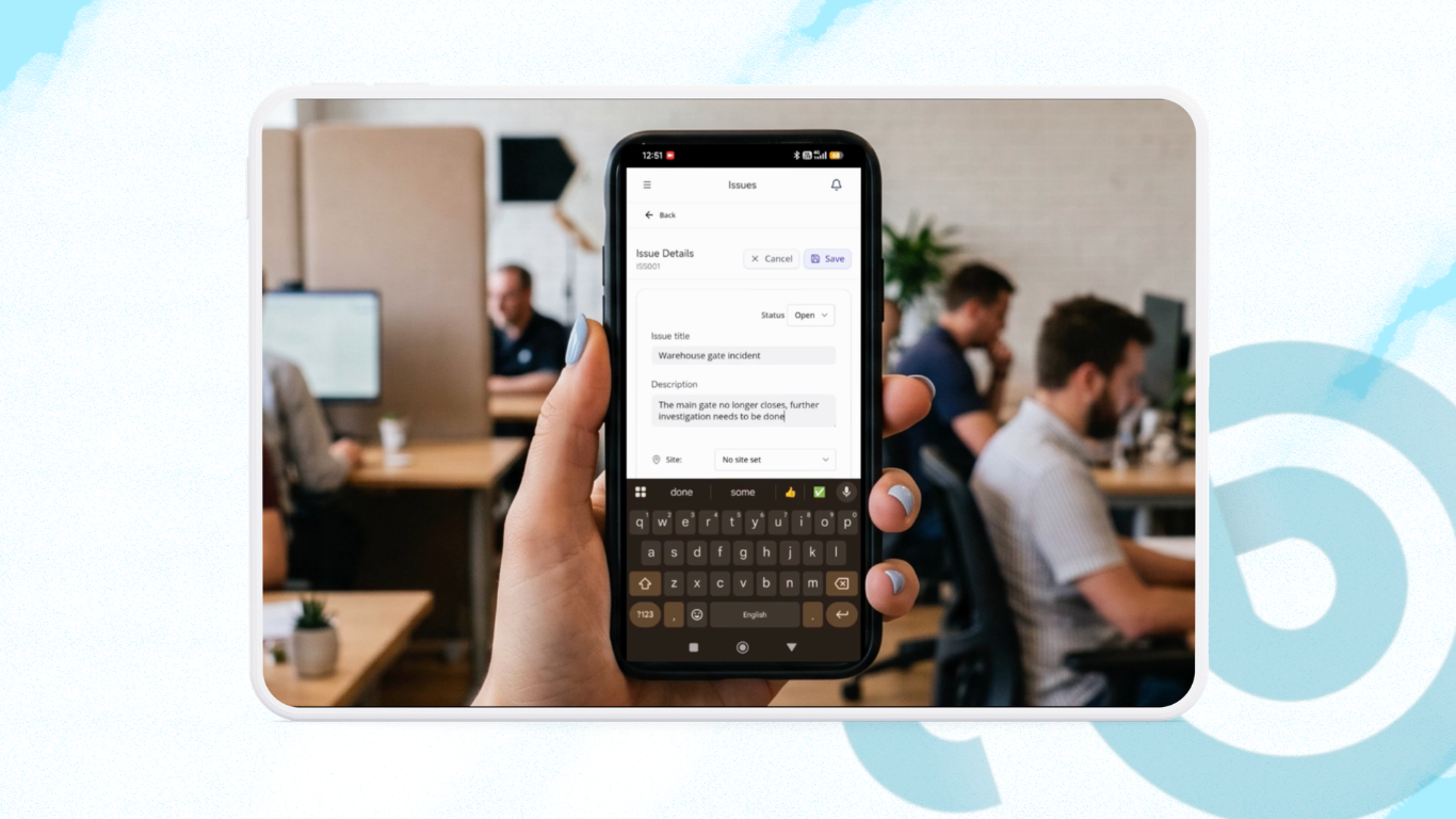 Create issues on mobile
