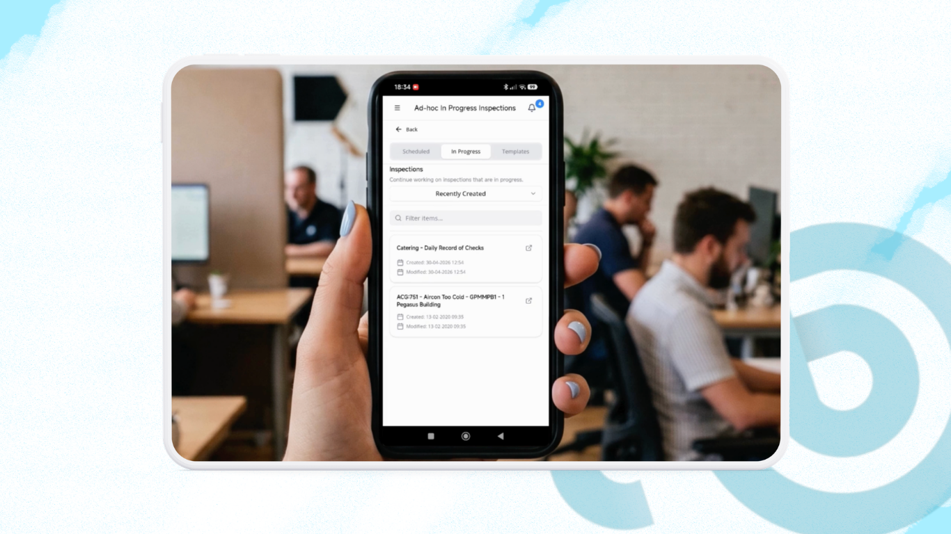 Navigating inspections on mobile