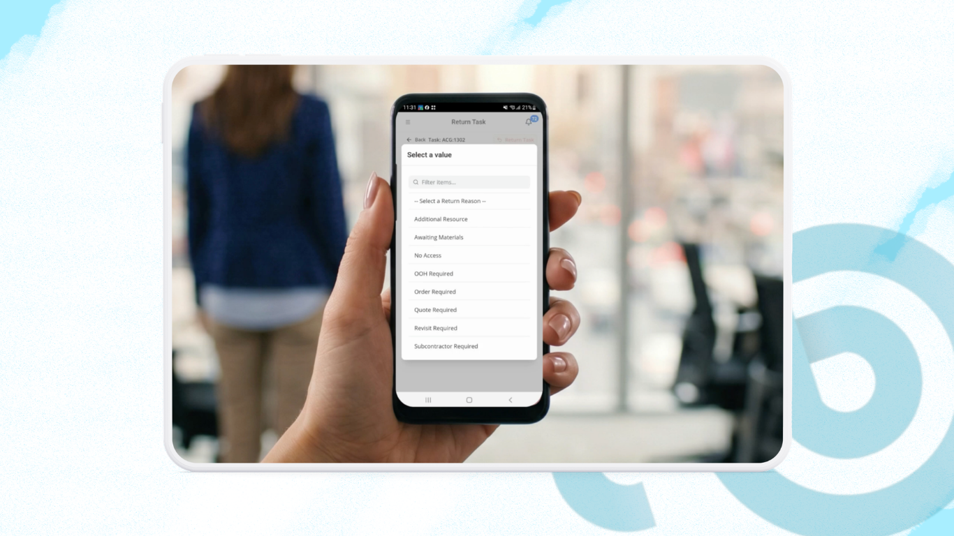 Return task to helpdesk
