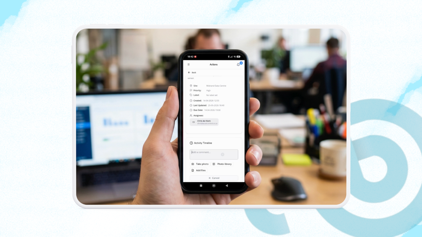 Actions activity timeline on mobile