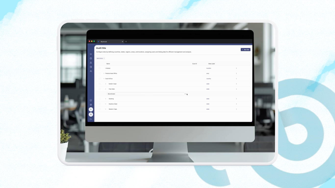 Create a site level below